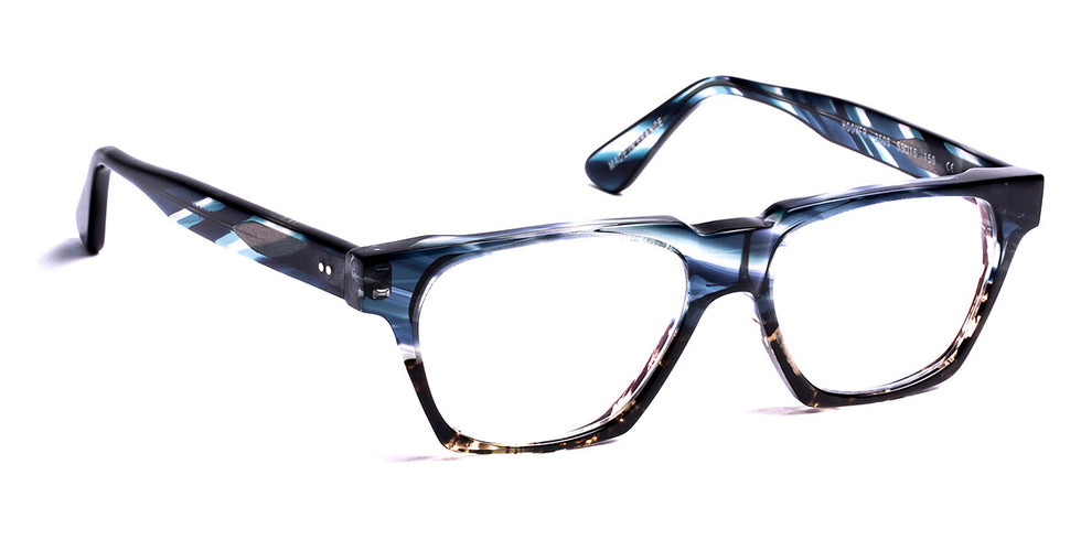 J.F. Rey® Hoover JFR Hoover 2505 53 - 2505 Blue Gradient Gray Demi Eyeglasses