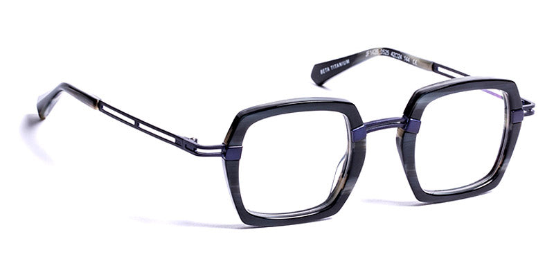 J.F. Rey® JF1426 JFR JF1426 0525 42 - 0525 Horn/Blue Eyeglasses