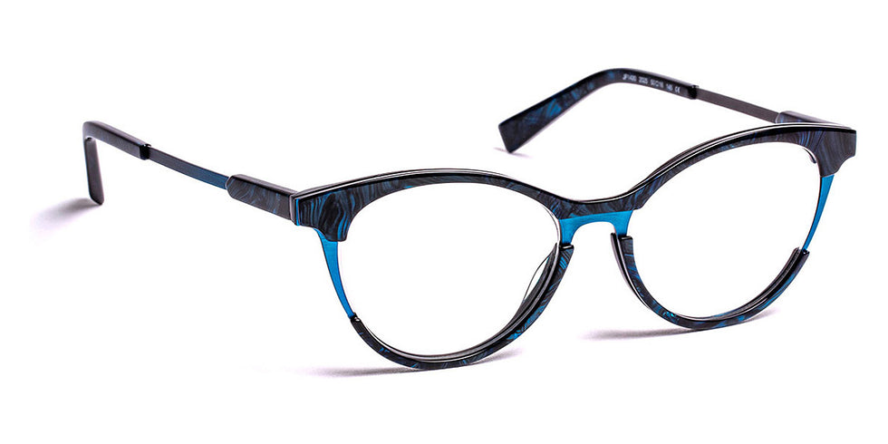 J.F. Rey® JF1430 JFR JF1430 2025 50 - 2025 Blue/Brushed Blue Eyeglasses
