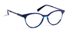 J.F. Rey® JF1430 JFR JF1430 2522 50 - 2522 Blue/Brushed Blue Eyeglasses