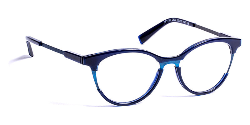 J.F. Rey® JF1430 JFR JF1430 2522 50 - 2522 Blue/Brushed Blue Eyeglasses