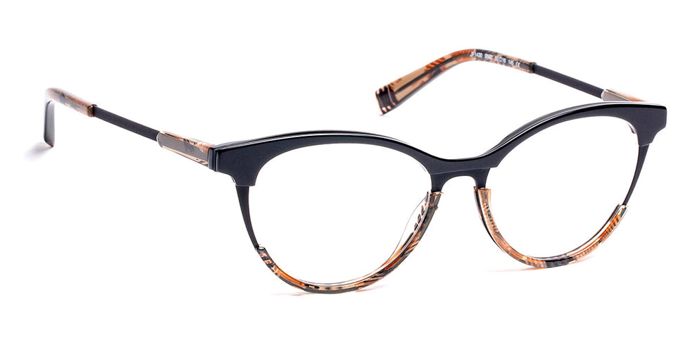 J.F. Rey® JF1430 JFR JF1430 9560 50 - 9560 Brown Lace/Black Eyeglasses