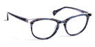 J.F. Rey® JF1440 JFR JF1440 2010 52 - 2010 Demi Blue/Gunmetal Eyeglasses