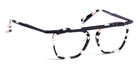J.F. Rey® JF1444 JFR JF1444 0010 48 - 0010 Demi Black White/Black Eyeglasses