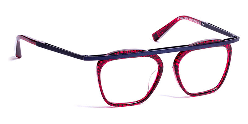J.F. Rey® JF1444 JFR JF1444 3075 48 - 3075 Red/Plum Eyeglasses