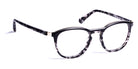 J.F. Rey® JF1452 JFR JF1452 0500 48 - 0500 Top Black/Demi Black/Shiny Gold Eyeglasses