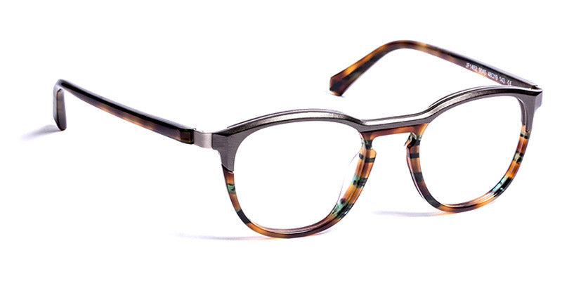 J.F. Rey® JF1452 JFR JF1452 9045 48 - 9045 Top Alu Khaki/Demi/Silver Eyeglasses