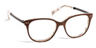 J.F. Rey® JF1456 JFR JF1456 9015 50 - 9015 Brown Leather/Demi Ivory Eyeglasses
