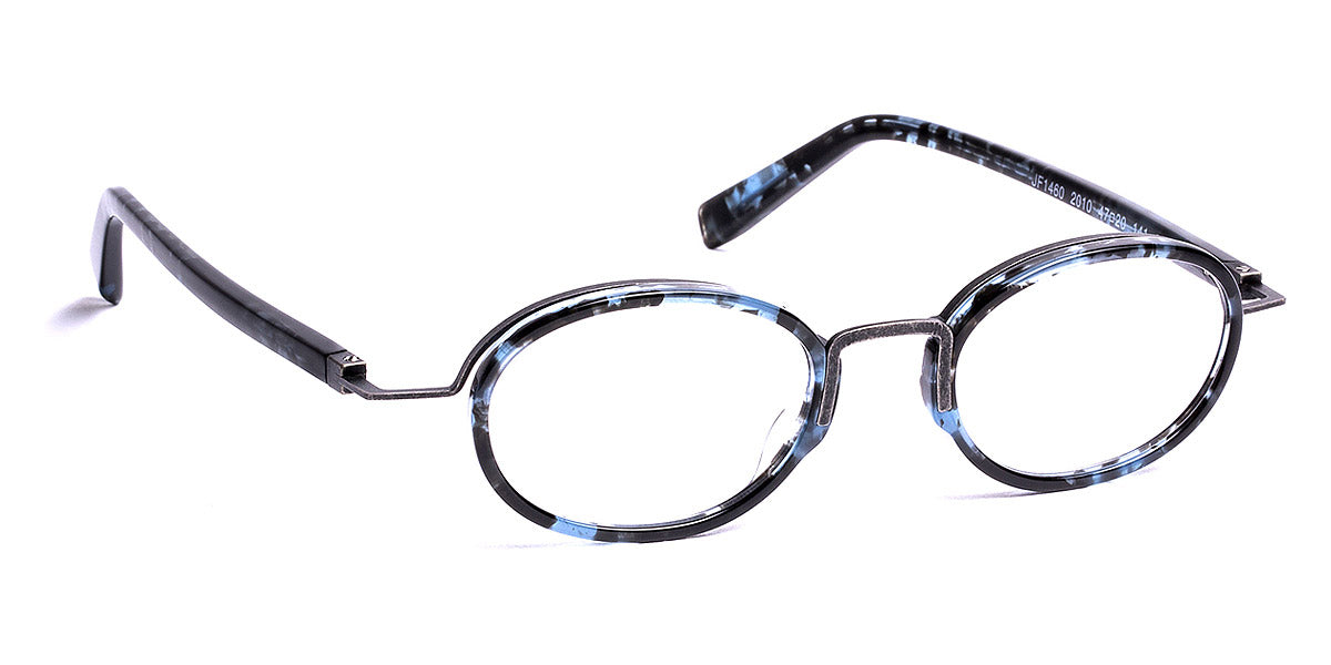 J.F. Rey® JF1460 JFR JF1460 2010 47 - 2010 Demi Blue/Antic Silver Eyeglasses