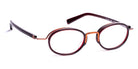 J.F. Rey® JF1460 JFR JF1460 3560 47 - 3560 Red/Brushed Copper Eyeglasses