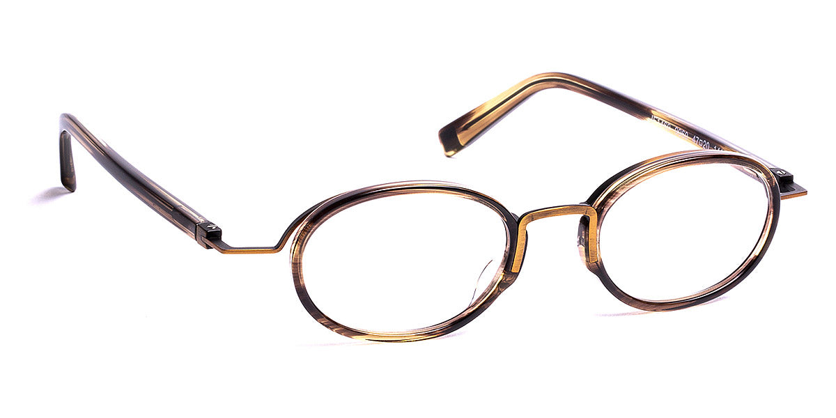 J.F. Rey® JF1460 JFR JF1460 9060 47 - 9060 Brown/Brushed Copper Eyeglasses