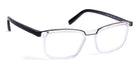 J.F. Rey® JF1468 JFR JF1468 1005 53 - 1005 Shiny Crystal/Shiny Gunmetal Eyeglasses