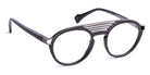 J.F. Rey® JF1470 JFR JF1470 0005 49 - 0005 Scratched Black/Gunmetal Eyeglasses
