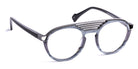 J.F. Rey® JF1470 JFR JF1470 1205 49 - 1205 Horn/Antic Silver Eyeglasses
