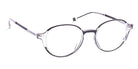 J.F. Rey® JF1471 JFR JF1471 1005 48 - 1005 Crystal/Antic Silver Eyeglasses