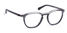 J.F. Rey® JF1475 JFR JF1475 4500 51 - 4500 Top Khaki/Bottom Matte Black/Metal Gunmetal Eyeglasses