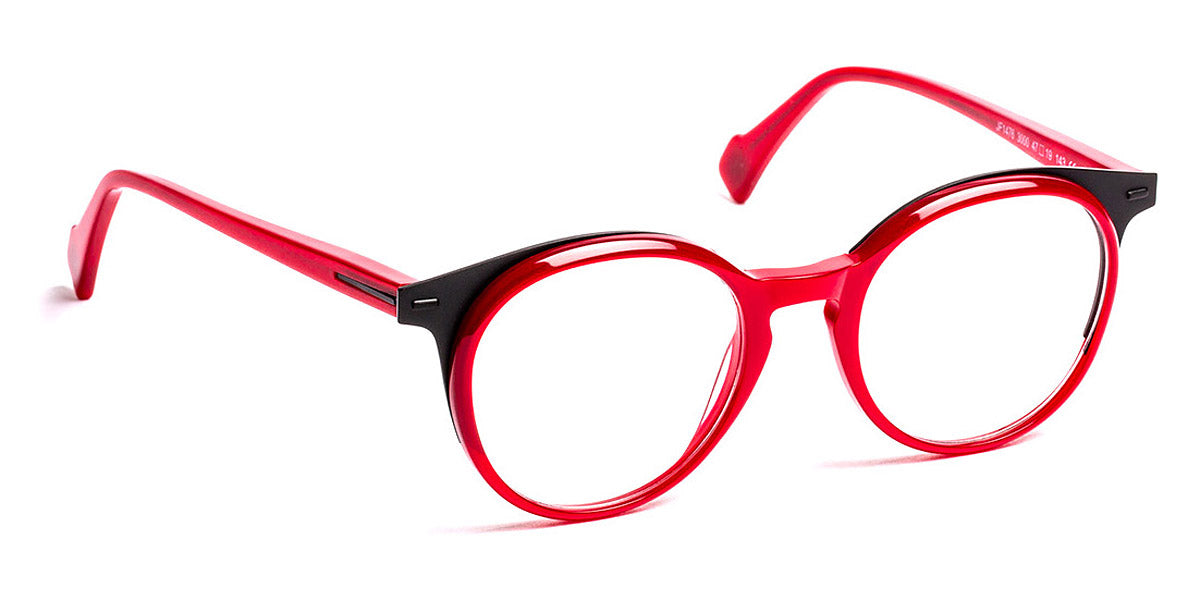 J.F. Rey® JF1476 JFR JF1476 3000 47 - 3000 Red/Black Eyeglasses