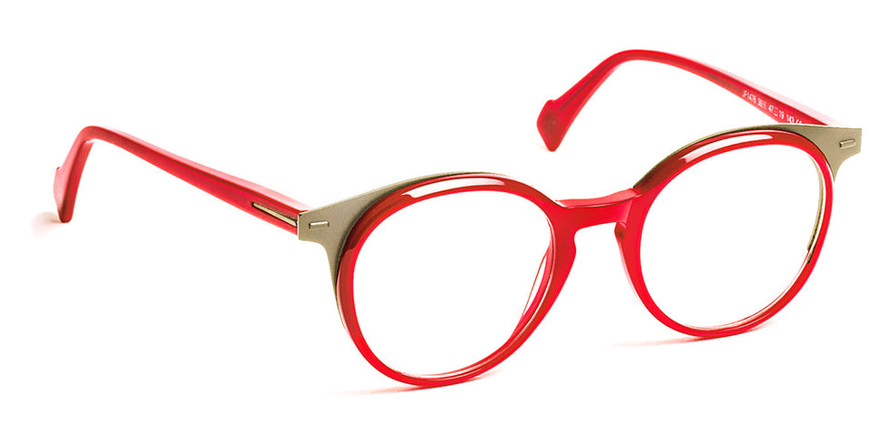 J.F. Rey® JF1476 JFR JF1476 3056 47 - 3056 Red/Gold Eyeglasses
