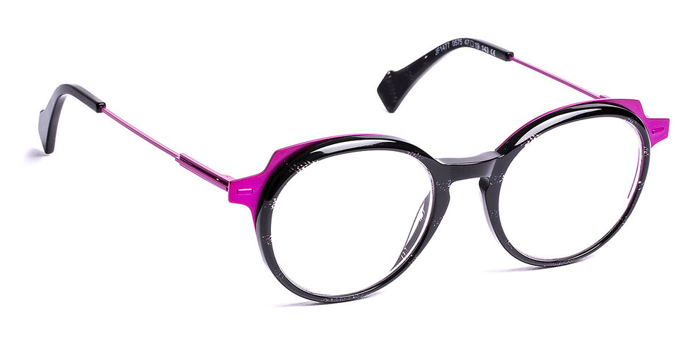 J.F. Rey® JF1477 JFR JF1477 0575 47 - 0575 Black/Fuchsia Eyeglasses