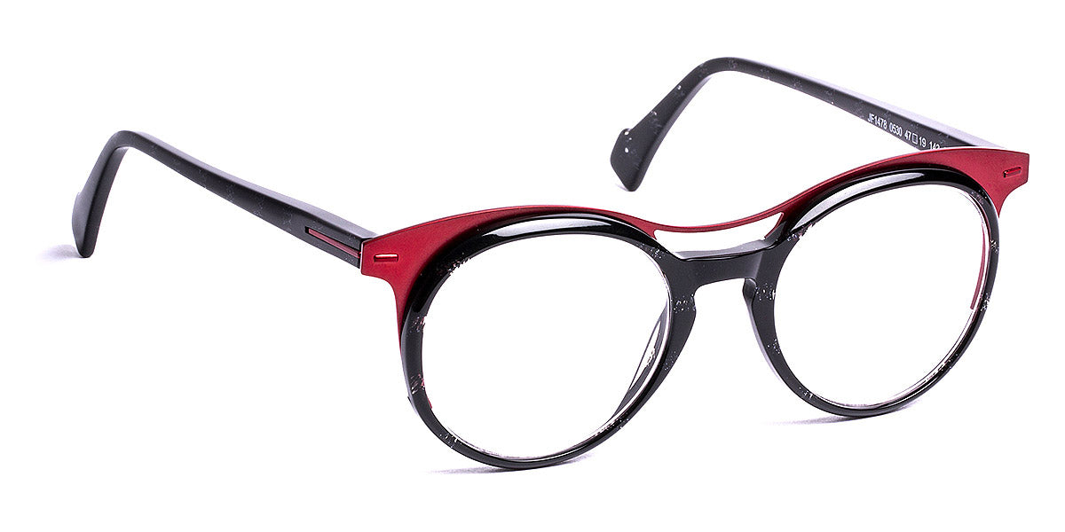 J.F. Rey® JF1478 JFR JF1478 0530 47 - 0530 Black Red Eyeglasses
