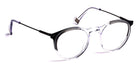 J.F. Rey® JF1479 JFR JF1479 1402 48 - 1402 Crystal/Gray Eyeglasses