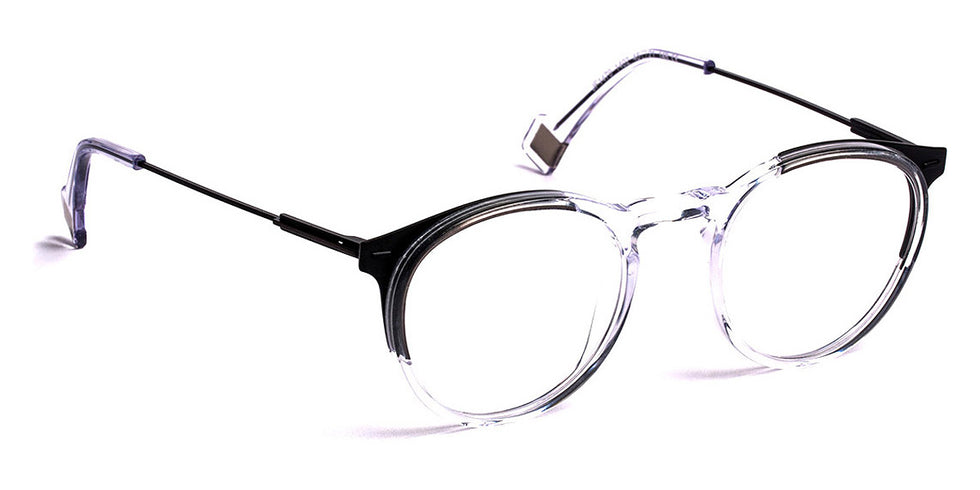 J.F. Rey® JF1479 JFR JF1479 1402 48 - 1402 Crystal/Gray Eyeglasses