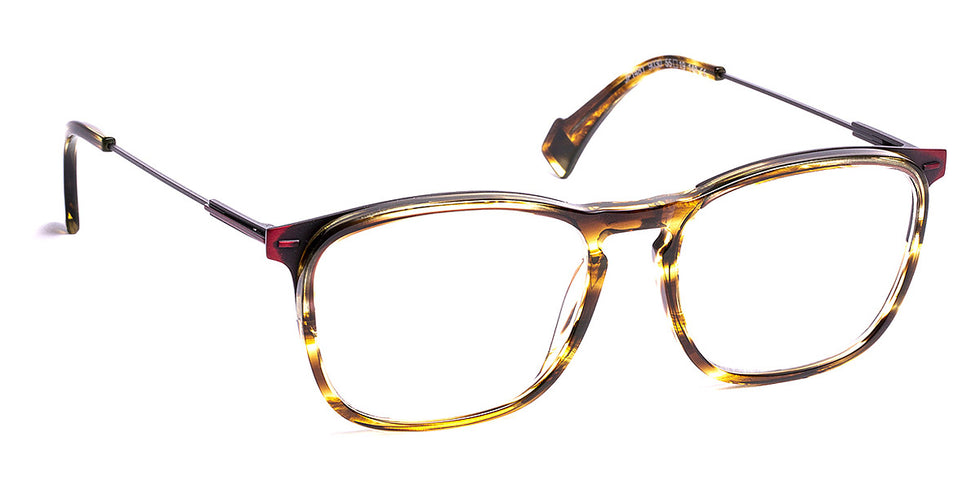 J.F. Rey® JF1481 JFR JF1481 9030 55 - 9030 Demi/Brushed Red Eyeglasses
