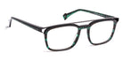 J.F. Rey® JF1485 JFR JF1485 4500 52 - 4500 Tissue Green/Orange/Matte Black Eyeglasses