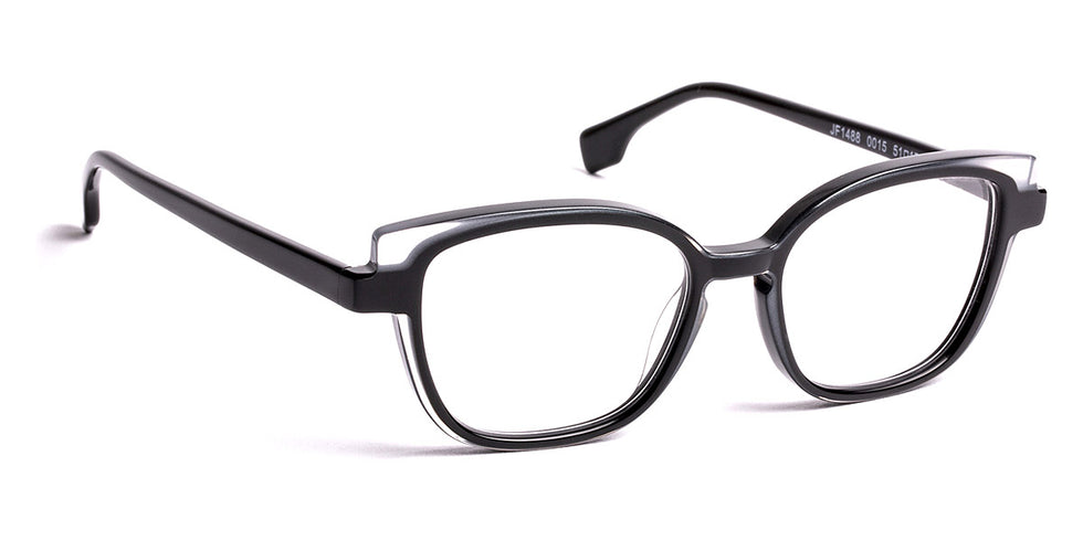 J.F. Rey® JF1488 JFR JF1488 0015 51 - 0015 Black/White Eyeglasses