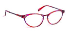 J.F. Rey® JF1489 JFR JF1489 3575 52 - 3575 Red Lace/Plum Eyeglasses
