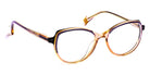 J.F. Rey® JF1491 JFR JF1491 8500 50 - 8500 Amber Pink/Satin Black Eyeglasses