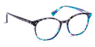 J.F. Rey® JF1493 JFR JF1493 0525 49 - 0525 Black/Blue/Purple Lace Eyeglasses