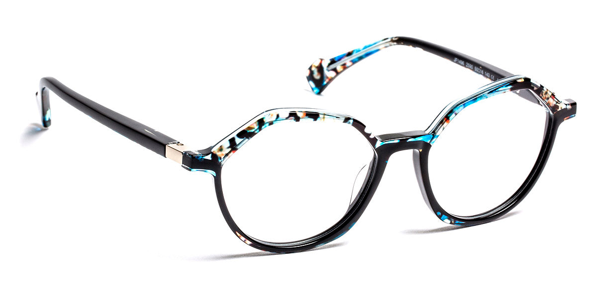 J.F. Rey® JF1496 JFR JF1496 2590 50 - 2590 Flower Blue/Black Eyeglasses