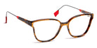 J.F. Rey® JF1500 JFR JF1500 9030 51 - 9030 Nice Brown/Red Eyeglasses