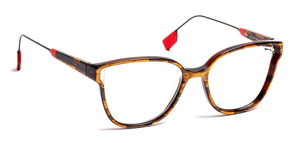 J.F. Rey® JF1500 JFR JF1500 9030 51 - 9030 Nice Brown/Red Eyeglasses