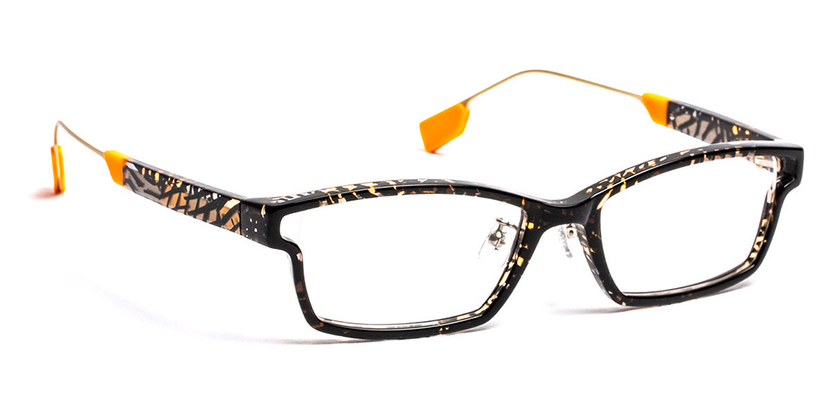 J.F. Rey® JF1504 JFR JF1504 0960 55 - 0960 Demi Black/Orange Eyeglasses