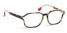 J.F. Rey® JF1506 JFR JF1506 0530 57 - 0530 Demi Black/Red Eyeglasses
