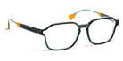 J.F. Rey® JF1506 JFR JF1506 2562 57 - 2562 Blue Pixel/Orange Eyeglasses