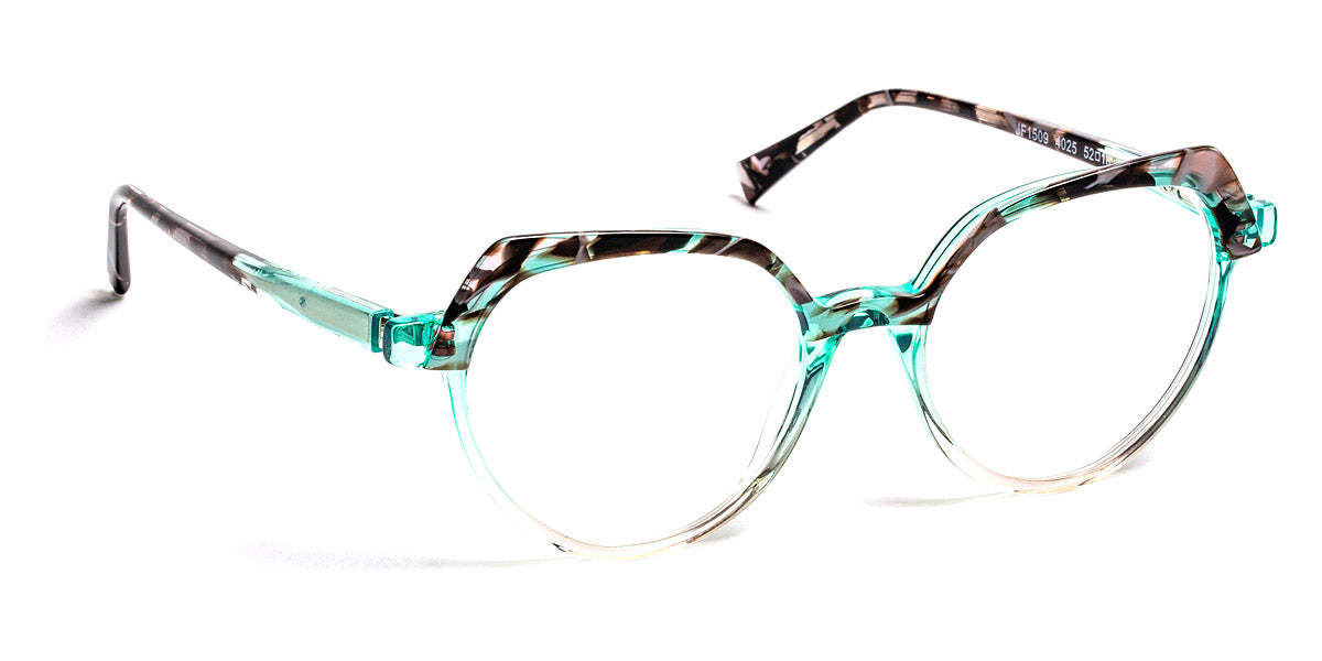 J.F. Rey® JF1509 JFR JF1509 4025 52 - 4025 Green Crystal/Blue Eyeglasses
