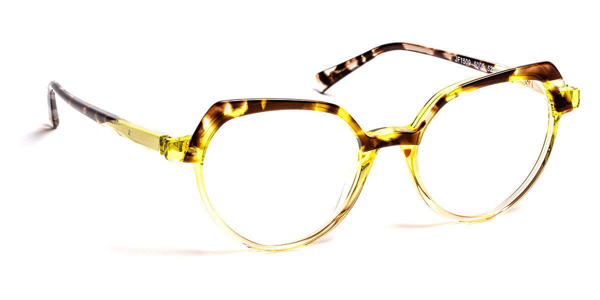 J.F. Rey® JF1509 JFR JF1509 5005 52 - 5005 Yellow Crystal/Caviar Eyeglasses