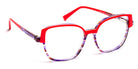J.F. Rey® JF1510 JFR JF1510 7530 54 - 7530 Plum/Red Eyeglasses