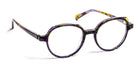 J.F. Rey® JF1512 JFR JF1512 0540 49 - 0540 Stripes Black/Green Eyeglasses