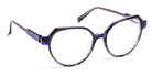 J.F. Rey® JF1513 JFR JF1513 0560 53 - 0560 Caviar/Purple Eyeglasses