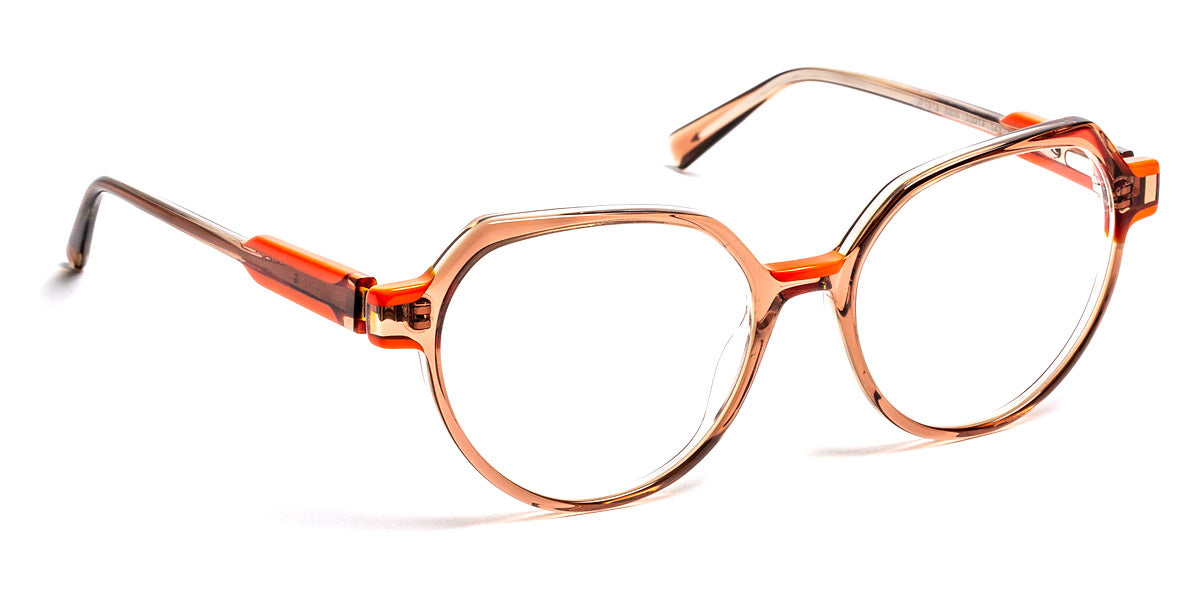 J.F. Rey® JF1513 JFR JF1513 8030 53 - 8030 Pink/Red Orange Eyeglasses