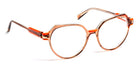 J.F. Rey® JF1513 JFR JF1513 8030 53 - 8030 Pink/Red Orange Eyeglasses