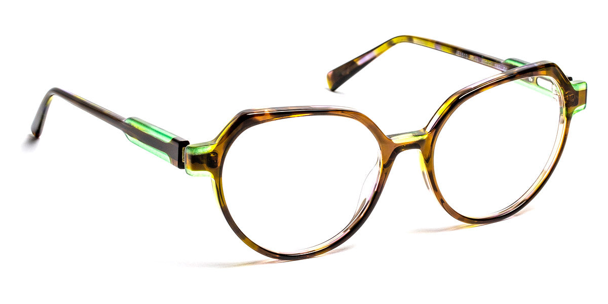 J.F. Rey® JF1513 JFR JF1513 9040 53 - 9040 Brown/Light Green Eyeglasses