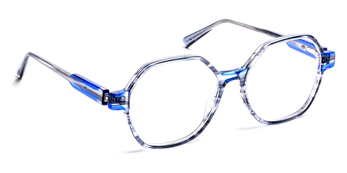 J.F. Rey® JF1514 JFR JF1514 0520 54 - 0520 Ruthenium/Blue Eyeglasses