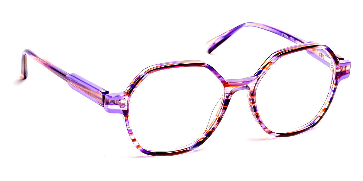 J.F. Rey® JF1514 JFR JF1514 7570 54 - 7570 Stripes Pink/Plum/Purple Eyeglasses