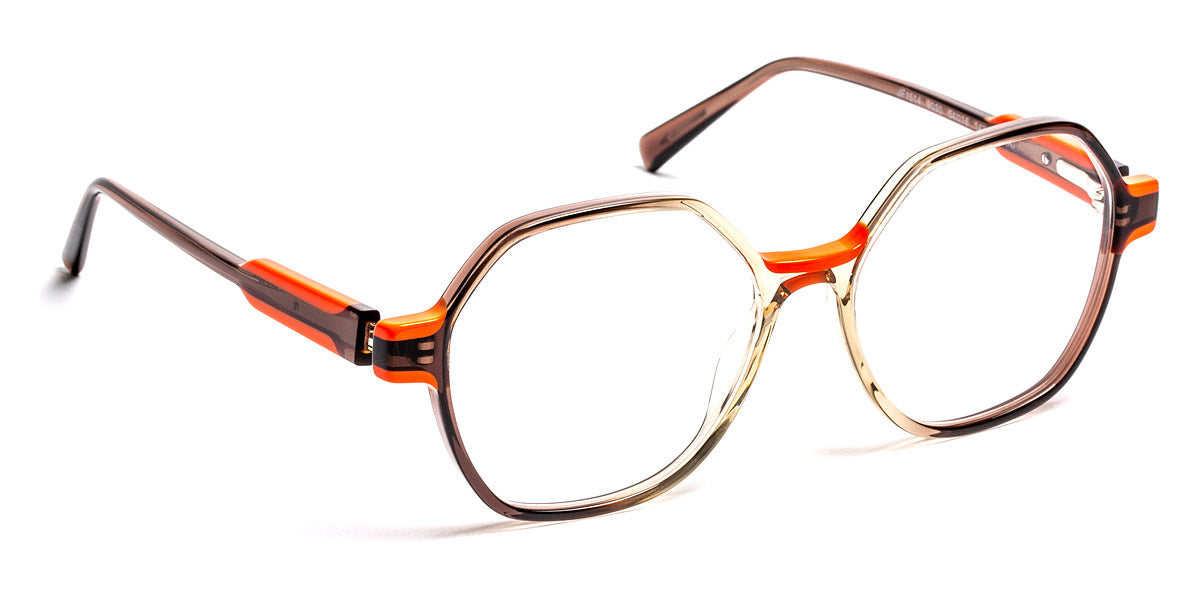 J.F. Rey® JF1514 JFR JF1514 9030 54 - 9030 Brown/Red Orange Eyeglasses