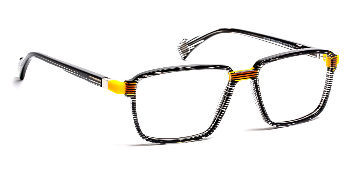 J.F. Rey® JF1516 JFR JF1516 0550 54 - 0550 Caviar/Orange Eyeglasses